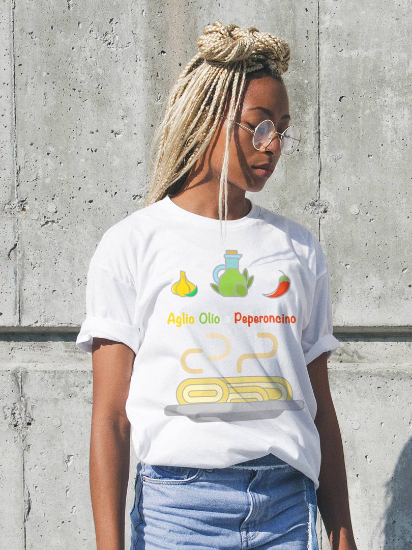 T-Shirt Design: Aglio, Olio e Peperoncino